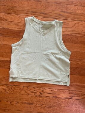 lululemon athletica Mint Green Cropped Tank
